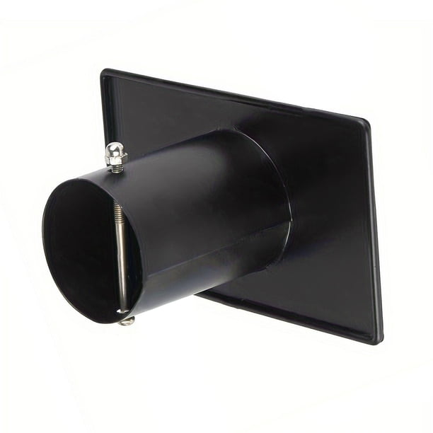 Adaptador de canaleta de repuesto para cadena de lluvia, accesorio decorativo negro, soporte de hierro resistente para instalación de cadena de lluvia
