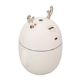 thumbnail image 4 of Mini humidificador con luz ambiental, 320 ml, apagado automático, niebla fría, difusor de aroma USB súper silencioso para oficina, hogar, blanco, 4 of 12