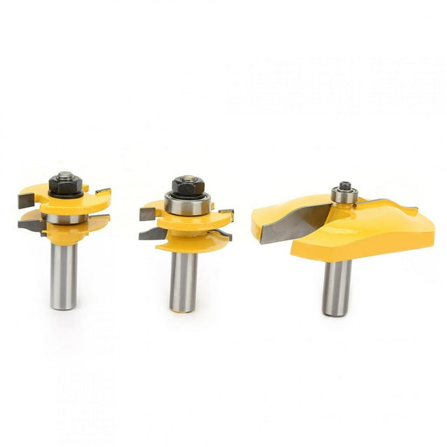 Ogee Bit de Routeur Rail, Bit de Routeur Rail Ogee Sûr pour Planche de Particules de Bois Massif, MDF, Contreplaqué