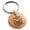 Rose, variant on Stainless Steel Pirate Skull Anchor & Sabers Engraved Small Medallion Circle Charm Keychain Keyring