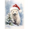 thumbnail image 1 of 5D DIY Oso Navidad Del 40x60cm Blanco, 1 of 9