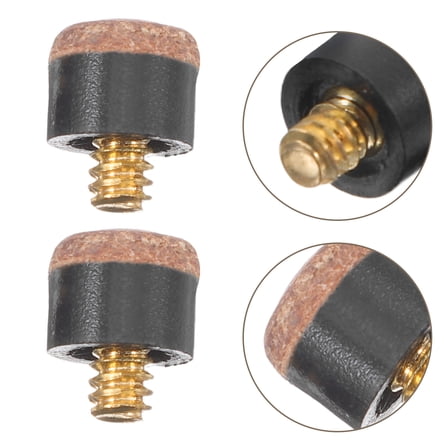 PENIKOKO 25 Pieces Enhanced Precision Pool Cue Tips for Billiard Sticks Accessories Set