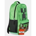 thumbnail image 4 of Minecraft Boys 17" Creeper Big Face Backpack, Green, 4 of 5
