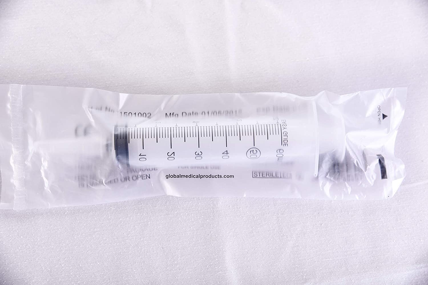 Buy 60ml Syringe Only with Catheter Tip 50 Syringes Without a Needle