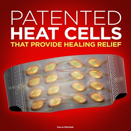 ThermaCare Advanced Back Pain Therapy, Hip Pain Relief Heat Wraps, Heat Patches, 2 ct