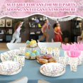 thumbnail image 5 of 168 Pcs Wildflower Party Decorations Spring Floral Baby Shower Birthday Decorations Include Plates,Cups,Napkins,Cutlery for Wildflower Baby Shower Tea Decorations Serve 24, 5 of 7