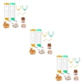 thumbnail image 4 of pitrice 2pcs/set Leak-Proof Small Animal Drinking Bottle Durable And Easy To Bottle For Small Animals yellow and green 3Set, 4 of 6
