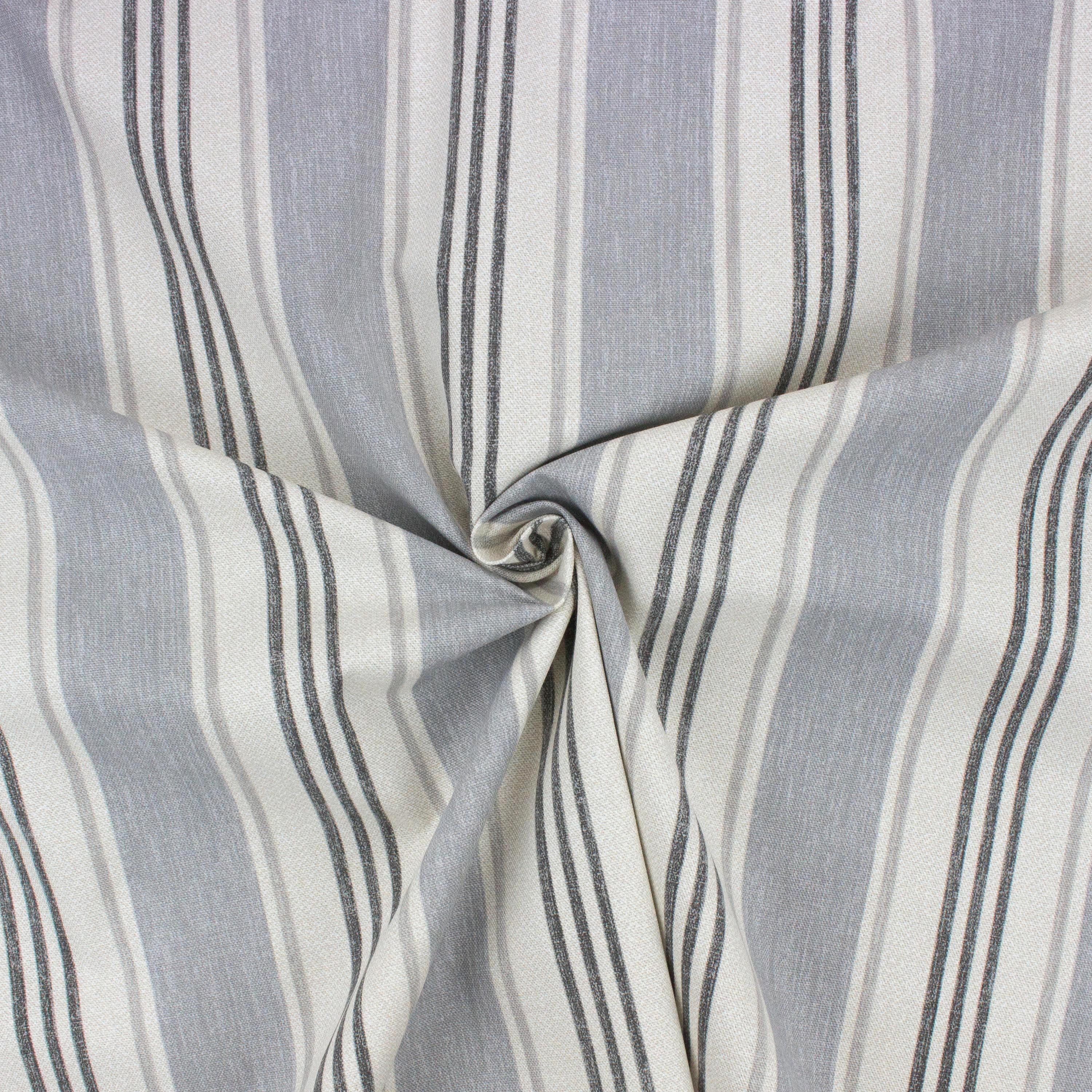 Better Homes & Gardens Wide Stripe Gray 8 Yards by the Bolt 54" Width 100% Cotton Fabric