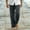 22#Dark Gray, variant on Men’s Straight Leg Beach Pants Casual Pocket Drawstring, Lightweight Loose Fit Summer Trousers, Breathable Jogger Sweatpants for Travel, Outdoor, Holiday and Daily