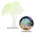 thumbnail image 5 of Soft Silicone Glowing Aquarium Simulation Coral with Sucker Aquatic Artificial Coral Yellow, 5 of 7