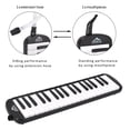 thumbnail image 3 of EASTROCK 37 Keys Melodica Air Piano Keyboard with Oxford Bag & Double Tubes Mouthpiece for Beginners,Black, 3 of 8