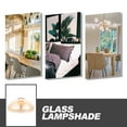 thumbnail image 2 of Shisuyan Ceiling Lampshade Glass Lamp Shade Ceiling Light Mount Fixture Decorative Light Cover(G9), 2 of 9