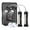 Black, variant on IMAGE 2Pack BBQ Barbecue Grill Lights Set, Magnetic Base Flexible Gooseneck Camping Outdoor Steel Lamp