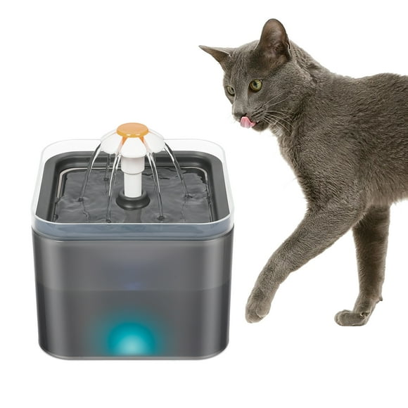 2L/67OZ Large Capacity Pet Water Fountain Intelligent Electric Automatic Drinking Fountain with Low Noise for