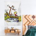thumbnail image 4 of Calvin And Hobbes Tapestry Wall Hanging Blanket Soft Tablecloth Wall Hanging Tapestries Home Decor Posters for Home Dormitory, 4 of 8