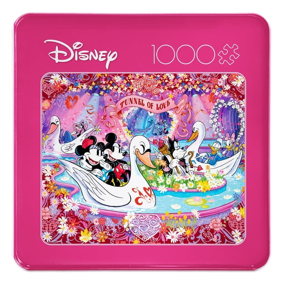Ceaco Disney Tunnel of Love 1000-Piece Interlocking Jigsaw Puzzles for Adults Ages 14 