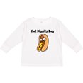 thumbnail image 3 of Inktastic Hotdog Hot Diggity Dawg Boys or Girls Long Sleeve Toddler T-Shirt, 3 of 5