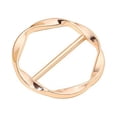 thumbnail image 2 of sunsanly 1 Pc/3 Pcs Women Scarf Ring Zinc Alloy Shirt Clips Twist Tee Knot Ring T-Shirt Ties Dress Clips Clothing Tightening Clip for Shirt Scarf Dress, 2 of 7
