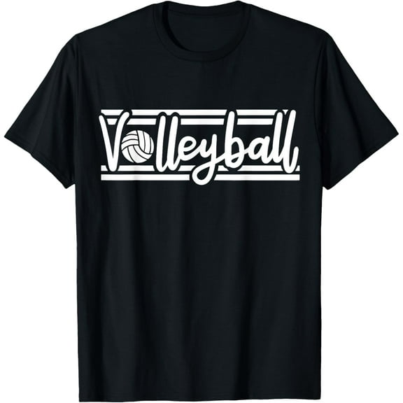 Volleyball for Girls Women T-Shirt men and women can wear, black, white, gifts