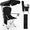 Black, variant on Techfaith Outdoor Camping Chair with Shade Canopy and Backpack Straps, Cup Holder, Storage Bag Backpacking Chair Camp Chair Navy