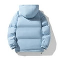 thumbnail image 4 of LTTVQM Men's Light Weight Padding Jacket For Fall Winter Outdoor Waterproof Puffer Coat Warm Jackets With Hood Outerwear Light Blue 3XL, 4 of 8