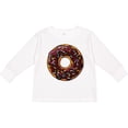 thumbnail image 3 of Inktastic Chololate Donut with Sprinkles Boys or Girls Long Sleeve Toddler T-Shirt, 3 of 5