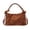 Brown, variant on Faux Suede Simple Crossbody Bag With Adjustable Strap Pleated Cloud Handbag Trendy Shoulder Crossbody Purse For Daily Commute & Casual Use (Coffee)