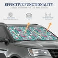 thumbnail image 4 of Fotbe Excavator 2-Piece Car Windshield Sun Shade | Sun Blocker for Car Windshield | Foldable Automotive Interior Accessories for Sun Protection-Small, 4 of 7