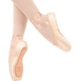 thumbnail image 3 of Ballet Pointe Shoes Pink Professional Dance Shoes with Sewn Ribbon and Silicone Toe Pads for Girls Women, 3 of 5