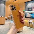 thumbnail image 2 of Dteck Designed for iPhone 13 Pro Case with Strap Luxury Love Heart Plating Gold Bumper Phone Cover Wristband Kickstand Full Body Protective Slim Case for Women for iPhone 13 Pro,Brown, 2 of 8