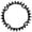 Black, variant on YAHHU High-Performance 104 BCD Single Speed Chainring Aluminum 30T Crankset Accessory for Mountain Bicycle Replacement Parts, Black Color, 104 BCD (4.1 in / 104 mm) Dia