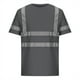 thumbnail image 1 of pstuiky camisetas para hombre, Camisa de manga corta con solapa y estampado de tela de color liso para hombre, delgada, holgada, ventilada ropa de hombre l, 1 of 4