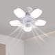 thumbnail image 4 of Yuarrent Ventilador plegable de bajo ruido para comedor, iluminación suave y brillante, luz LED inteligente Estufas de camping, 4 of 5