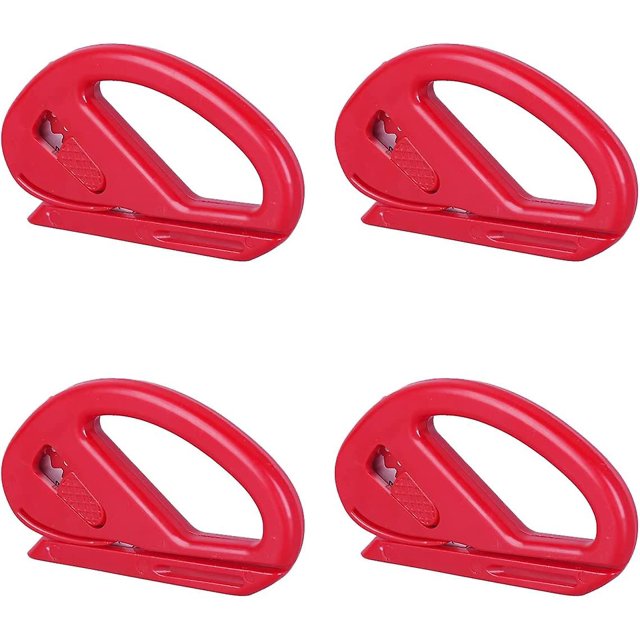 4 unidades, kit de cortador de papel de embalaje, tanque de tiburón, dispositivo de corte de papel laminado compatible con herramientas de tintado de ventana, películas, bolsas de vacío, herramienta d Afortunado Sencillez