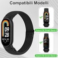 thumbnail image 6 of Elastic Band for Xiaomi Smart Band 10/9/8 for Women Men, Adjustable Replacement Wriststraps - Soft Nylon Lightweight Band, 6 of 7
