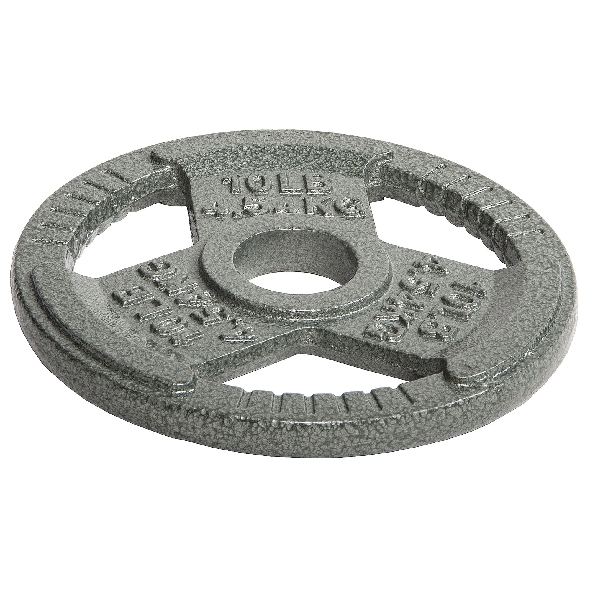 GIANNA 40lb 2-Inch Olympic Cast Iron Weight Plate, Durable, Rust-Resistant Strength Training Plates for Weightlifting, CrossFit, and Home Gym Workouts