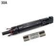 thumbnail image 1 of Lefu Compatible with Solar Panel 15A or 30A Inline Fuse Connector Black, 1 of 8