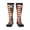 2 Black-1, variant on America Thin Blue Line Flag Knee High Socks for Women Long Leg Warmers Socks