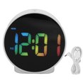 thumbnail image 3 of Electronic Alarm Clock, Dimming LED Display, USB Powered, Ideal For Home  Travel, 3 of 6