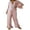 Pink, variant on Michellecmm Women 2 Piece Pajamas Set Button up Flared Sleeve Shirt and Pants