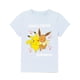 thumbnail image 1 of Camiseta Pokémon para niñas y niños Pikachu Eevee azul 7-8 años, 1 of 7