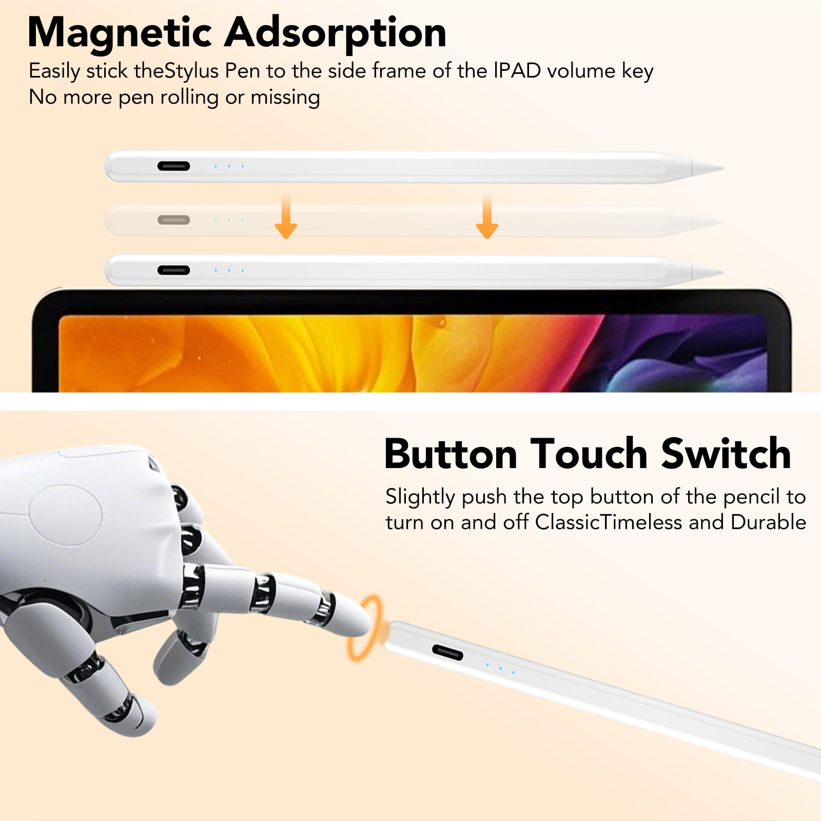 Stylus Pen for iPad 6th-11th Generation-High Precision and