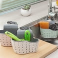 thumbnail image 3 of Estante Ajustable para Fregadero, Escurridor de Esponja y Jabón, Organizador de Almacenamiento de Cocina y Baño, Escurridor de Platos, Utensilios, Accesorios, 3 of 4