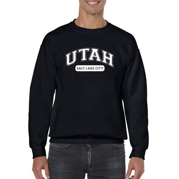 Salt Lake City Utah Men Sweatshirt, Male Medium