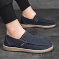 thumbnail image 6 of Men's Slip-on Loafers Comfortable Light-Weight Non Slip Canvas Comfortable Walking Shoes, 6 of 8