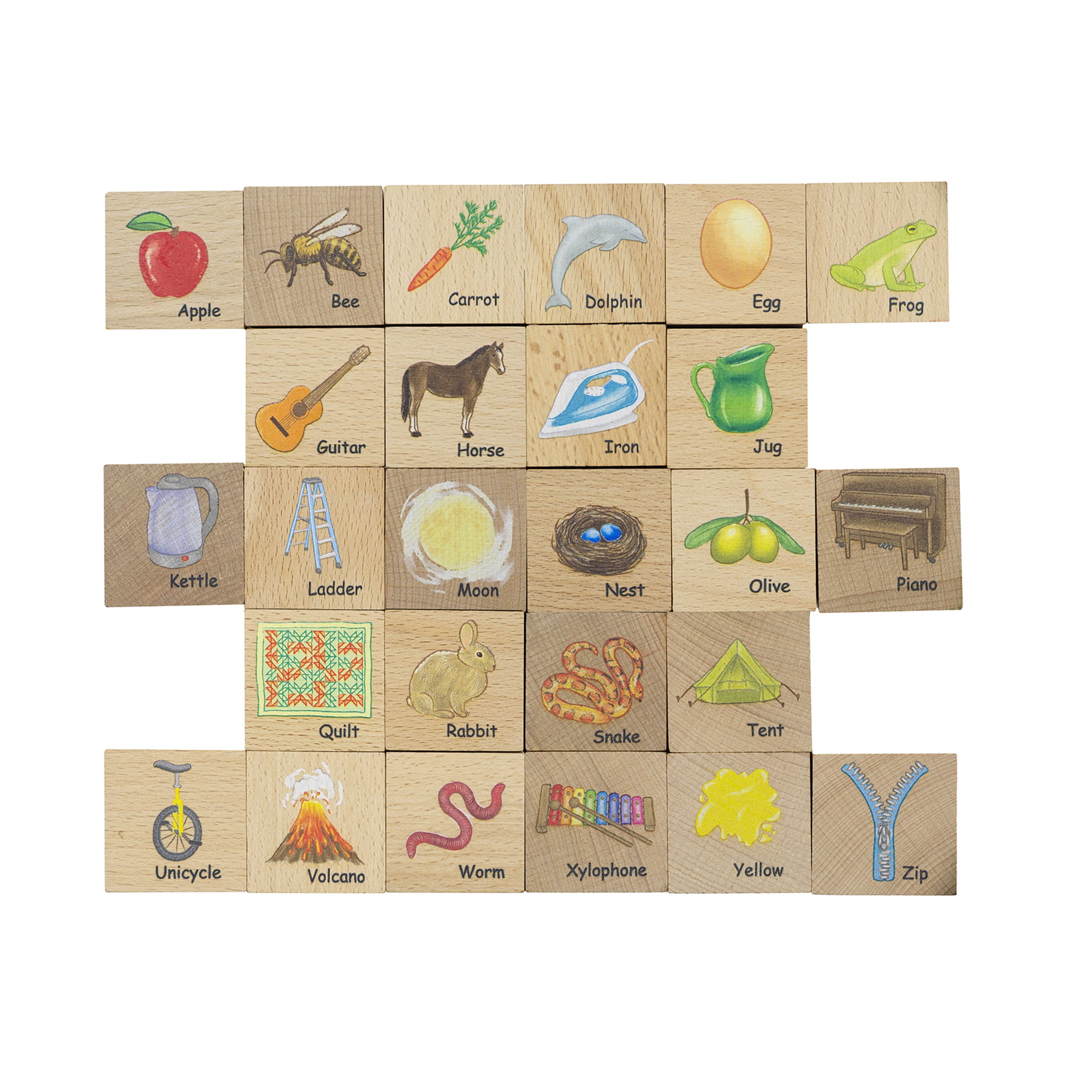 The Freckled Frog ABC Blocks