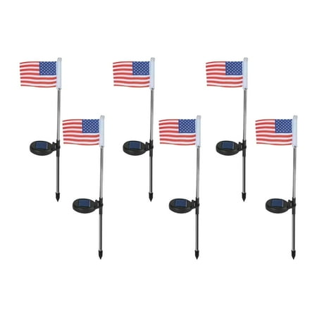 

Clearance Solar American Flag Light Yard Light Home Garden Courtyard Decor