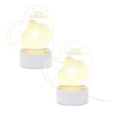 

Xubond Night Lights 3D Nightlight Love Girl Blessing Acrylic Atmosphere LED Lights To Send Wife And Husband Holiday Gifts Led Night Lights