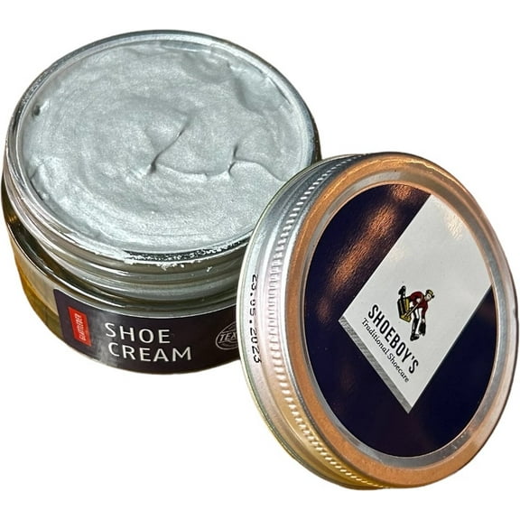 Shoeboy's 62 Silver Shoe cream is the perfect choice for maintaining and rejuvenating your high-quality smooth leather shoes. One of the best shoe polishes.