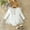 White, variant on GYRATEDREAM Baby Girl Ruffle Sleeve Romper Dress Newborn One Piece Playsuit Lace Tutu Skirted Jumpsuit Infant Spring Clothes, Size 3-6 Months